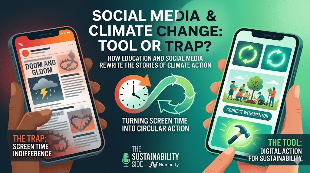 Social Media & Climate Change: Tool or Trap? Turning Screen Time into Circular Action